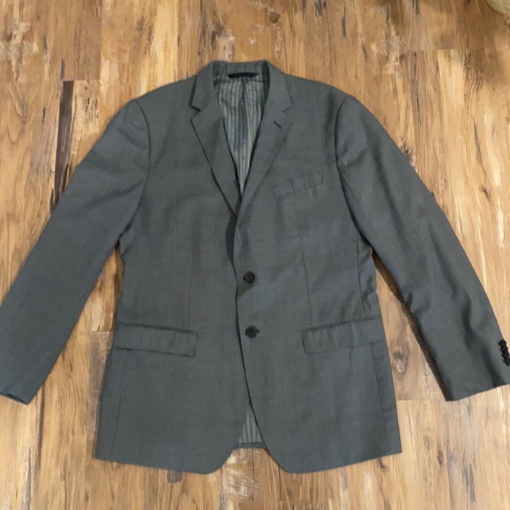 Banana Republic X Marzotto Wool Grey Men’s Blazer Suit Jacket 42R